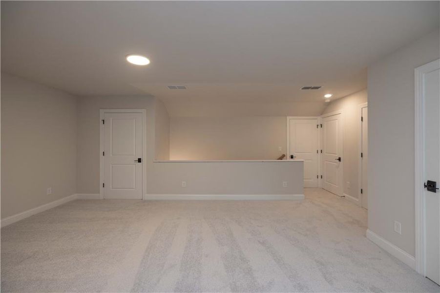 Spacious, unfurnished interior of a new home in Ward's Crossing Townhomes, Johns Creek (Image 45).