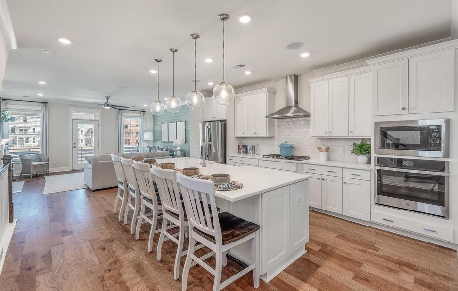 Furnished interior view inside a new home in , Charleston (Image 12).