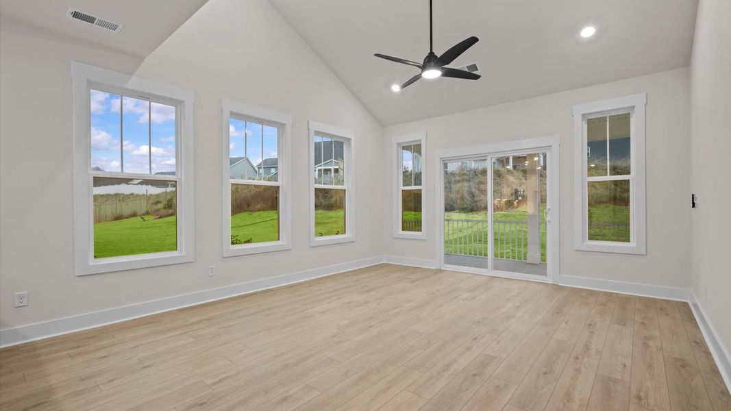 Furnished interior view inside a new home in Fox Hollow, Spartanburg (Image 11). Furnished interior view inside a new home in Fox Hollow, Spartanburg (Image 11).