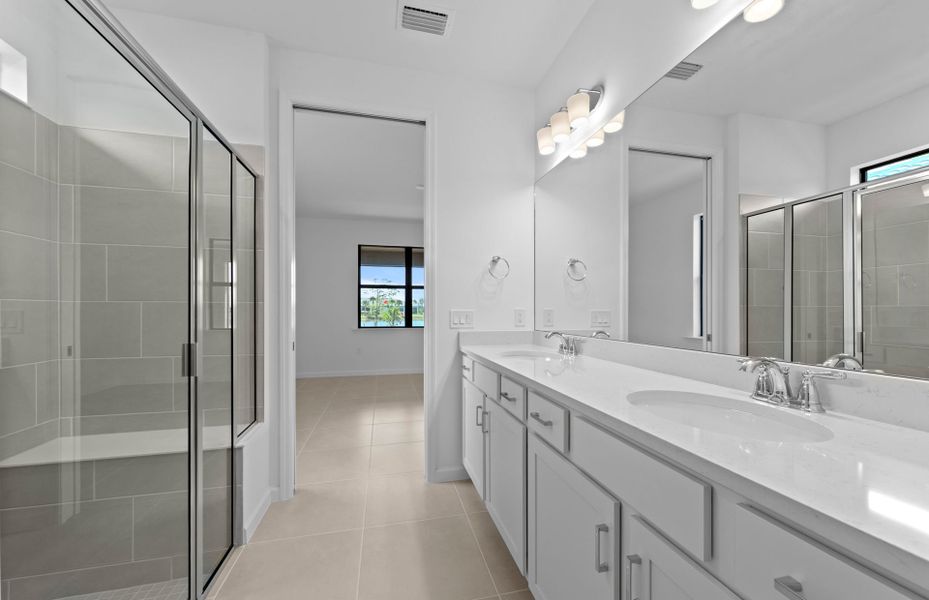 Furnished interior view inside a new home in Del Webb Naples, Ave Maria (Image 7).