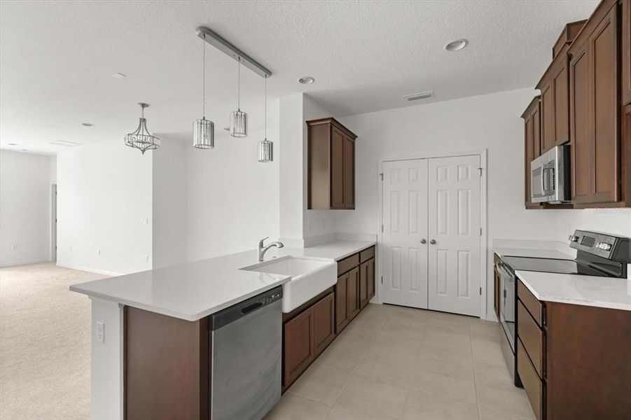 Furnished interior view inside a new home in , Groveland (Image 10). Furnished interior view inside a new home in , Groveland (Image 10).