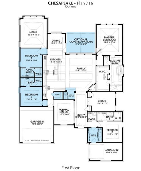 2D floor plan layout for the Chesapeake by Landon Homes in Lexington Frisco, Frisco, TX (Image 4). 2D floor plan layout for the Chesapeake by Landon Homes in Lexington Frisco, Frisco, TX (Image 4).