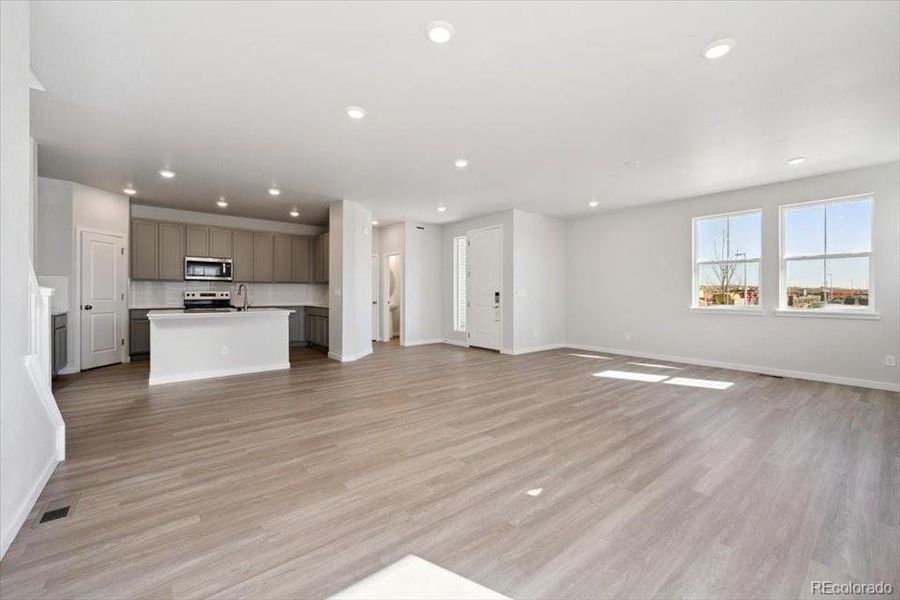 Spacious, unfurnished interior of a new home in The Boulevard II Collection at Windler, Aurora (Image 18).