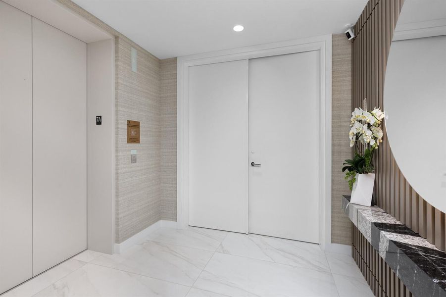 Private Elevator Landing