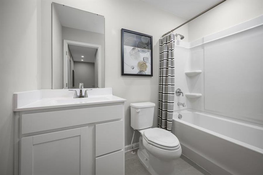 Furnished interior view inside a new home in Bridle Creek, Charlotte (Image 11). Furnished interior view inside a new home in Bridle Creek, Charlotte (Image 11).