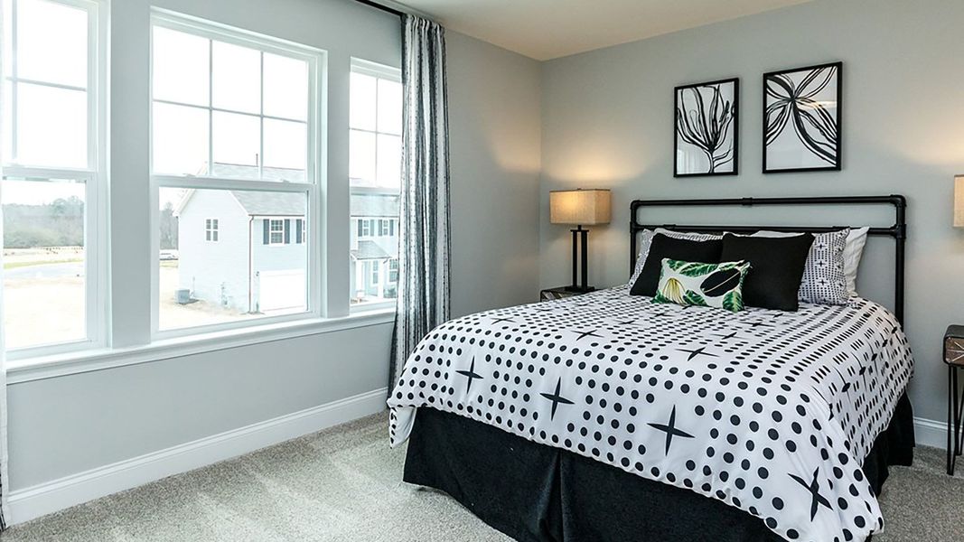 Furnished interior view inside a new home in Station Pointe, Angier (Image 29).