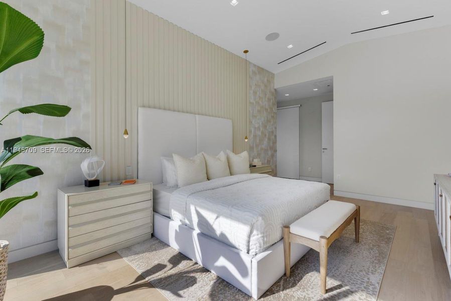 Furnished interior view inside a new home in , Miami Beach (Image 5).