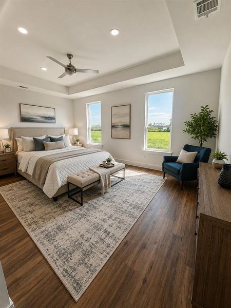 Furnished interior view inside a new home in , Kaufman (Image 8).