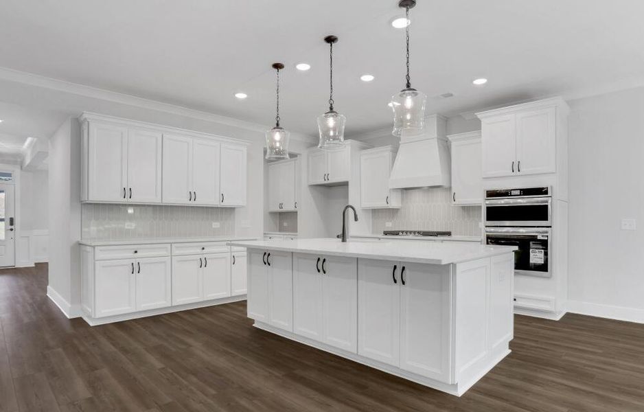 Representative furnished interior of a home built from the Asheboro by Eastwood Homes in The Fairways at Springlake, York (Image 5).