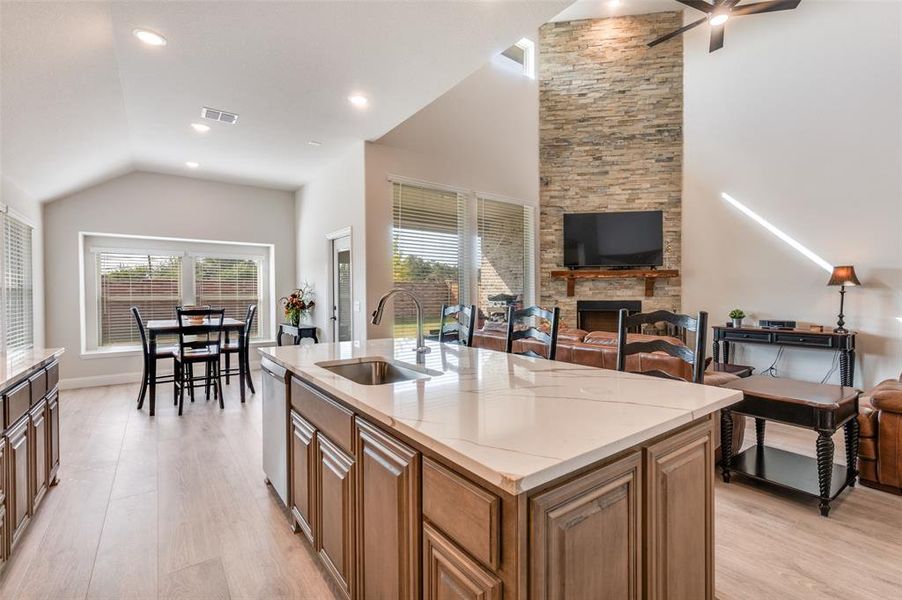 Furnished interior view inside a new home in Mockingbird Hills 60-65, Joshua (Image 9). Furnished interior view inside a new home in Mockingbird Hills 60-65, Joshua (Image 9).