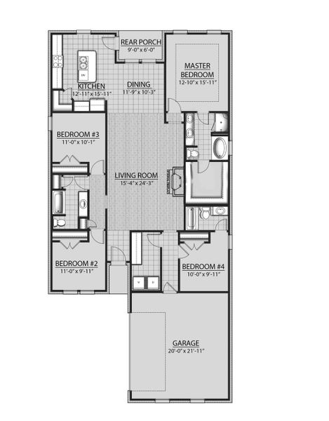 Degas III B - Floor Plan - DSLD Homes