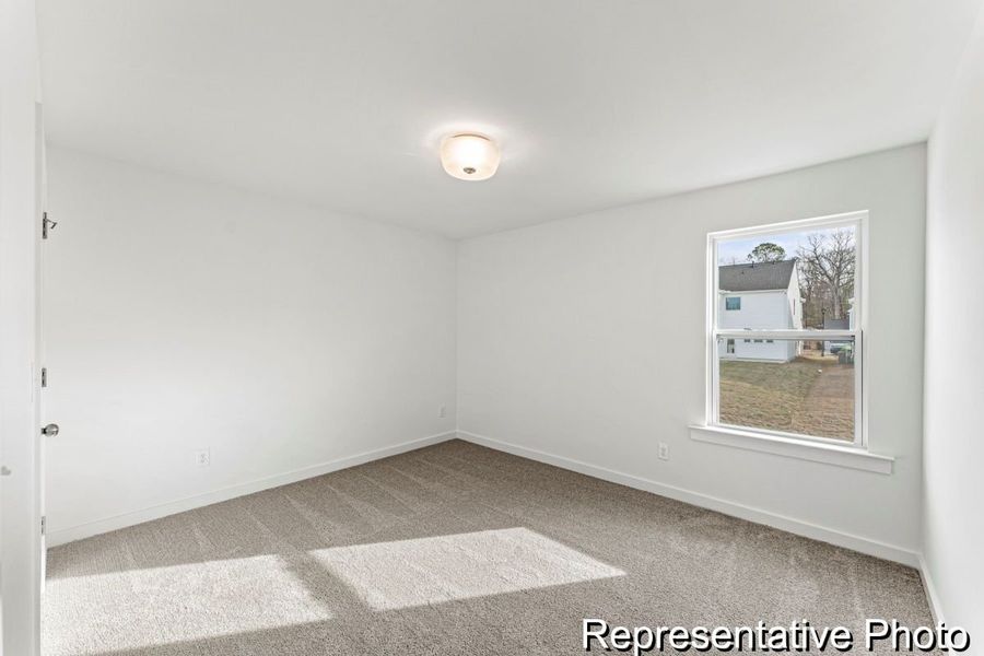 Spacious, unfurnished interior of a new home in White Oak Creek Crossing, Angier (Image 20). Spacious, unfurnished interior of a new home in White Oak Creek Crossing, Angier (Image 20).