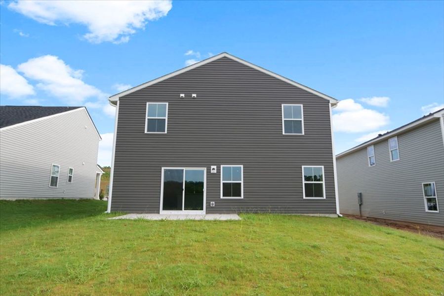 Exterior details and patio area of a home in Everly, Spartanburg (Image 2).