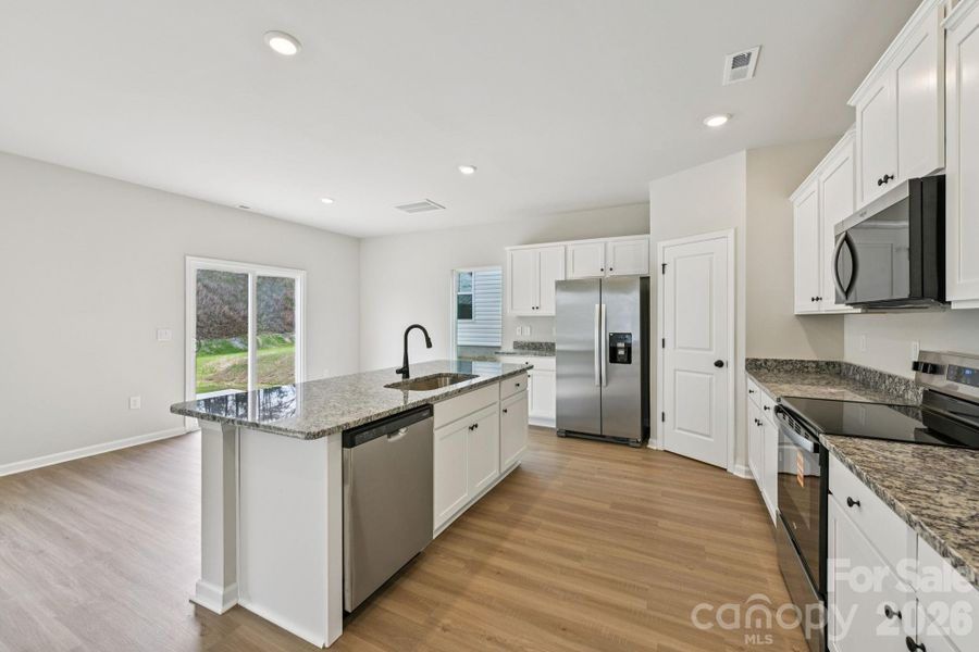 Furnished interior view inside a new home in Willow Estates, Shelby (Image 10).