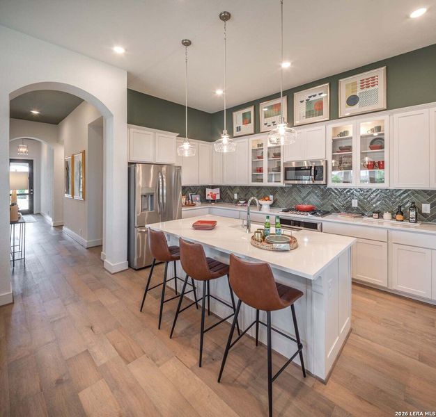 Furnished interior view inside a new home in Davis Ranch, San Antonio (Image 25).