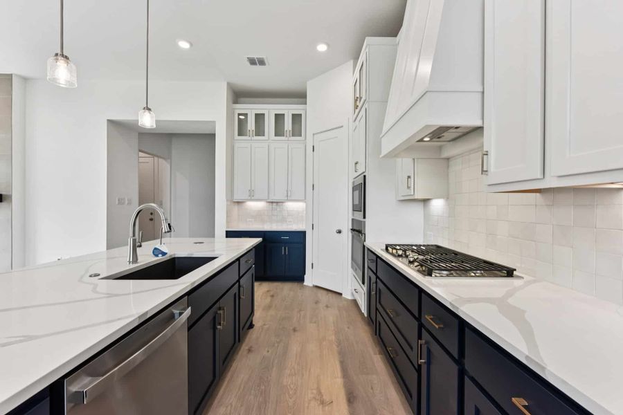 Furnished interior view inside a new home in Sweetwater, Austin (Image 13).