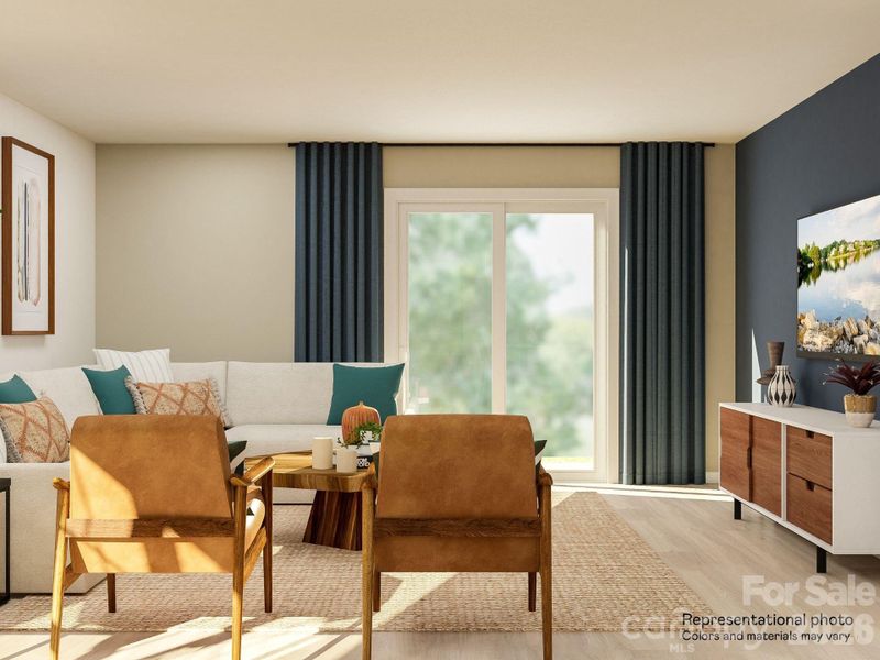 Furnished interior view inside a new home in Bakers Creek, Kannapolis (Image 2).