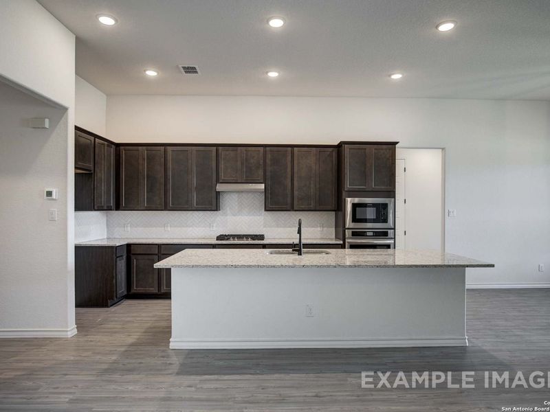 Furnished interior view inside a new home in Potranco Oaks, Castroville (Image 11). Furnished interior view inside a new home in Potranco Oaks, Castroville (Image 11).