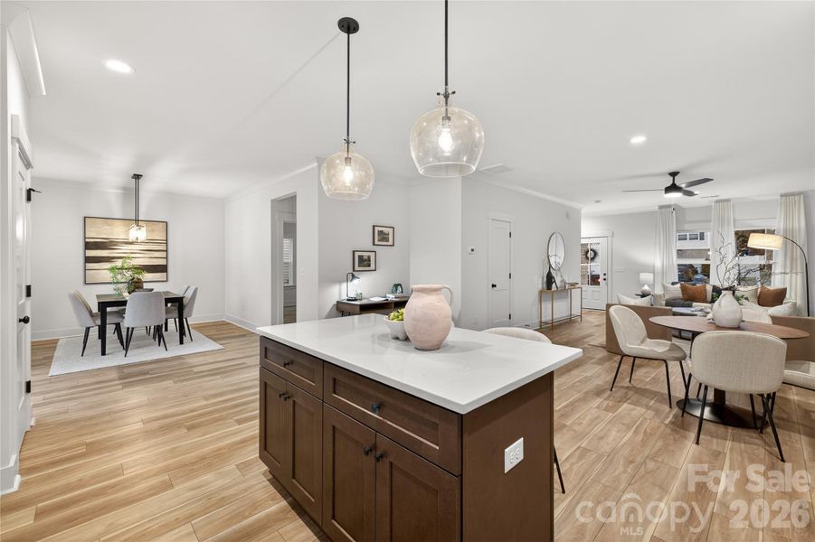 Furnished interior view inside a new home in , Davidson (Image 15).
