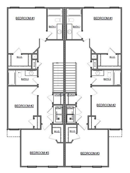 2D floor plan layout for the Denman by Rosehaven Homes in Magnolia Village North, San Antonio, TX (Image 5). 2D floor plan layout for the Denman by Rosehaven Homes in Magnolia Village North, San Antonio, TX (Image 5).