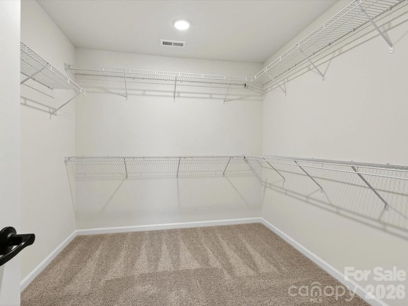 Primary closet