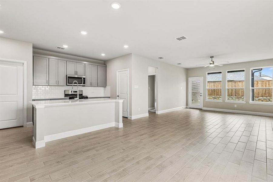 Furnished interior view inside a new home in Venetian, Weston (Image 8).