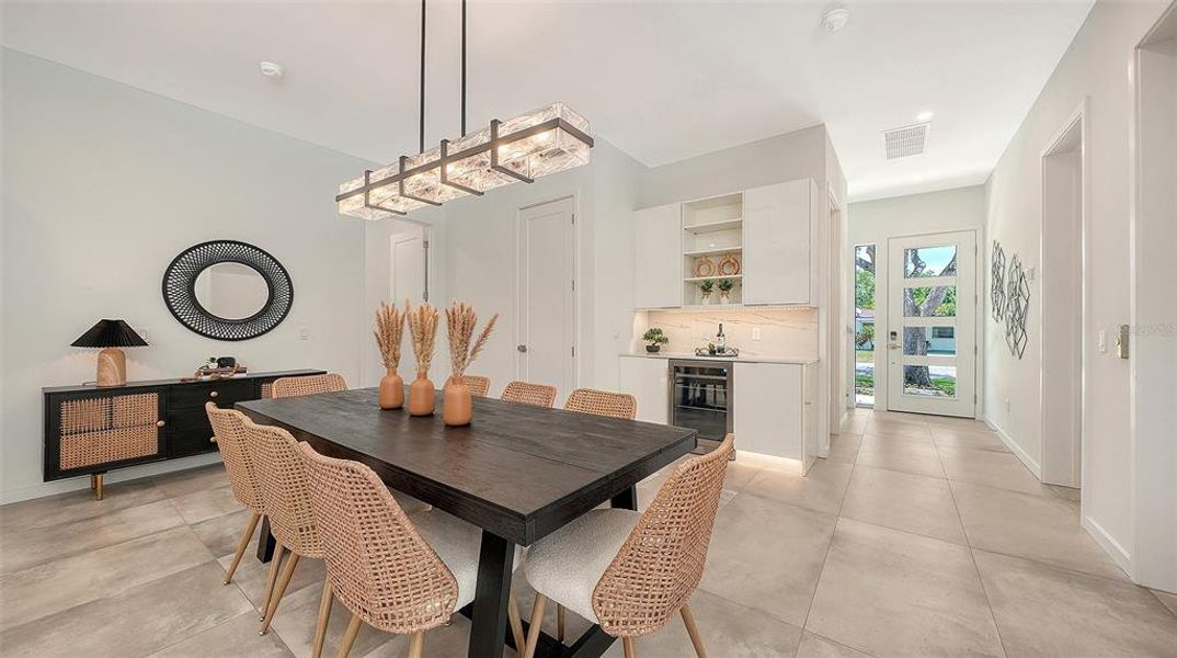 Furnished interior view inside a new home in , Sarasota (Image 63).