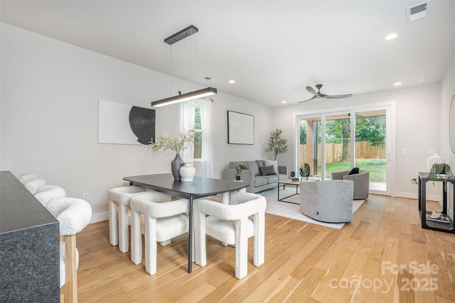 Furnished interior view inside a new home in , Charlotte (Image 9).