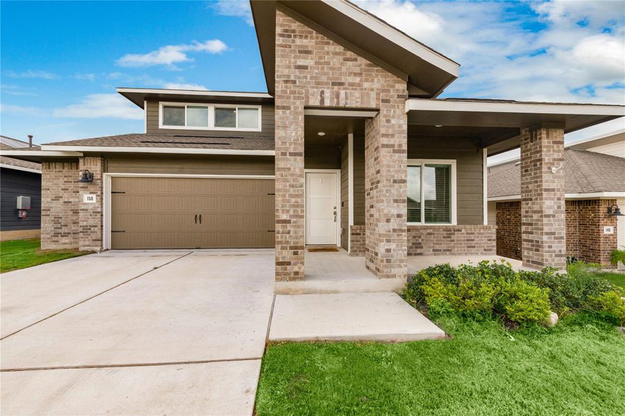 Exterior details and patio area of a home in Plum Creek North, Kyle (Image 3). Exterior details and patio area of a home in Plum Creek North, Kyle (Image 3).