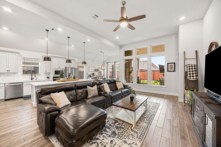 Furnished interior view inside a new home in , Tomball (Image 18).