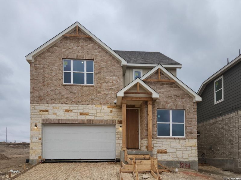In-progress construction of a new home in , San Antonio, TX (Image 14).