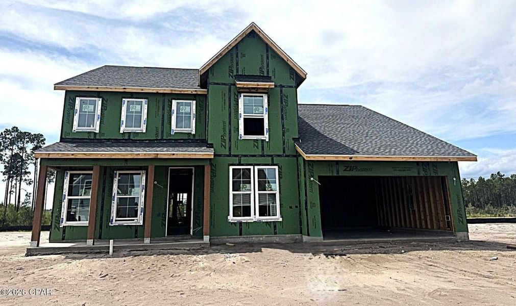 In-progress construction of a new home in Breakfast Point East, Panama City Beach, FL (Image 6).