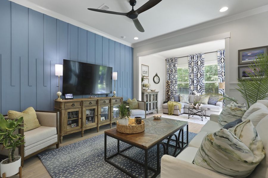 Furnished interior view inside a new home in , Mount Pleasant (Image 13).