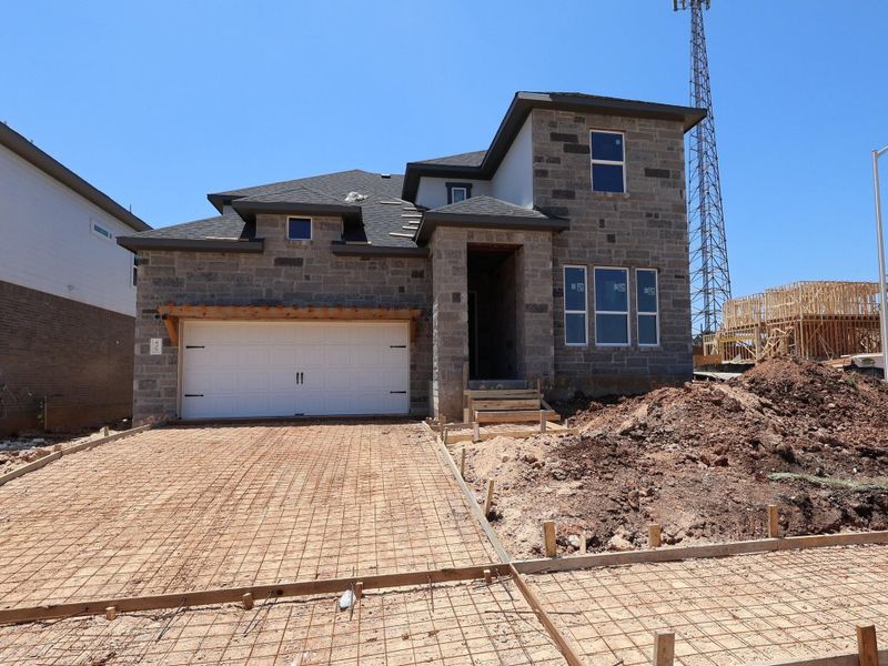 In-progress construction of a new home in Edgewood, Leander, TX (Image 5).