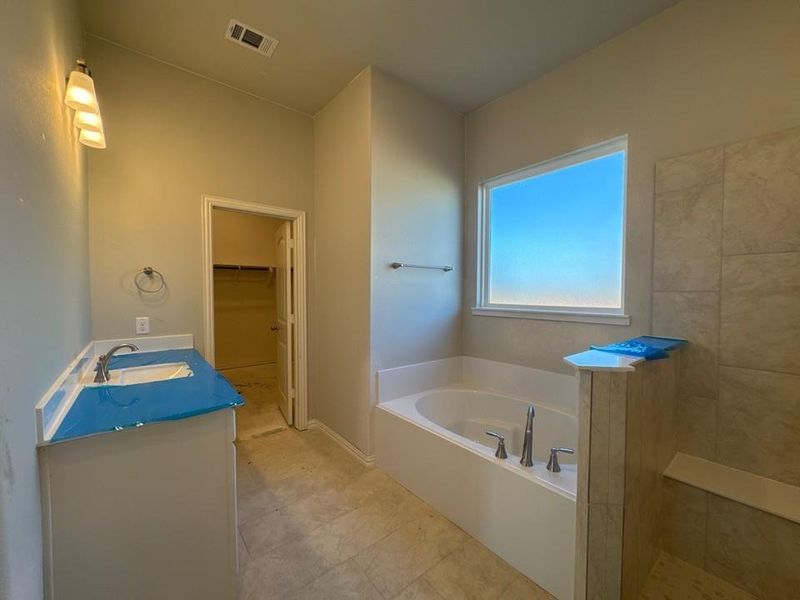 In-progress construction of a new home in Fairview Meadows, New Fairview, TX (Image 13).