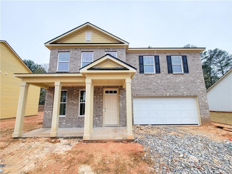 In-progress construction of a new home in The Estates at Casteel, Bethlehem, GA (Image 10).