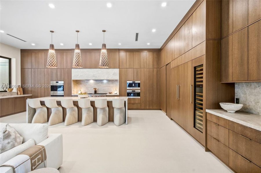 Furnished interior view inside a new home in , Palmetto Bay (Image 12).