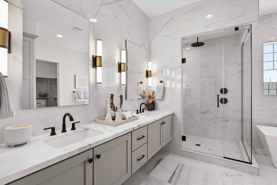 Representative furnished interior of a home built from the Allure by Cachet Homes Arizona in McKinley Glenn, Chandler (Image 30). Representative furnished interior of a home built from the Allure by Cachet Homes Arizona in McKinley Glenn, Chandler (Image 30).