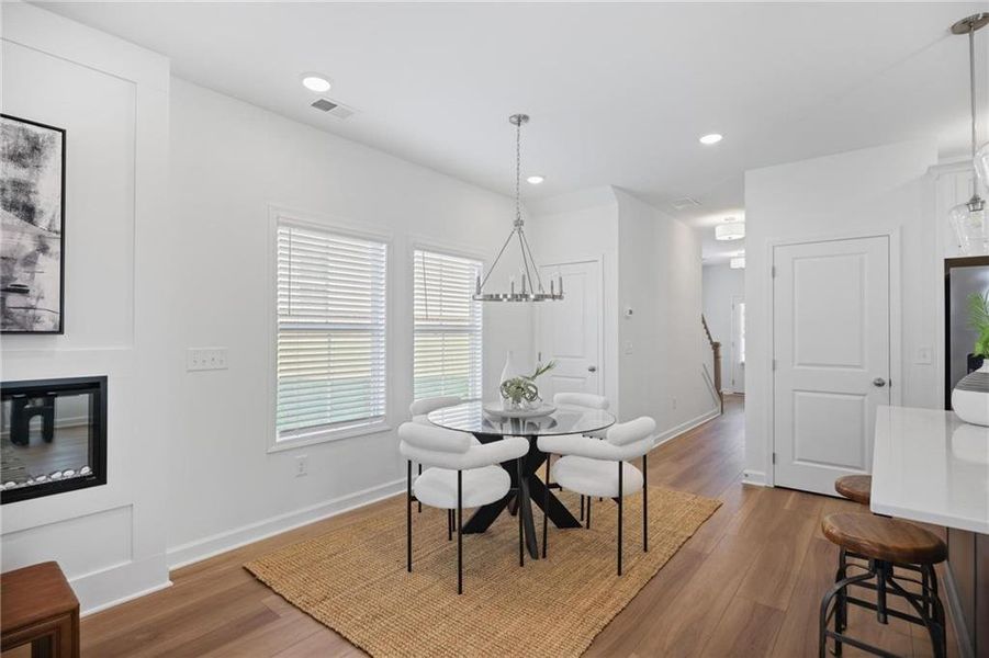 Furnished interior view inside a new home in , Marietta (Image 18). Furnished interior view inside a new home in , Marietta (Image 18).
