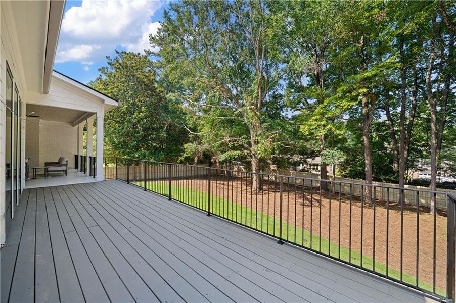 Exterior details and patio area of a home in , Atlanta (Image 4).
