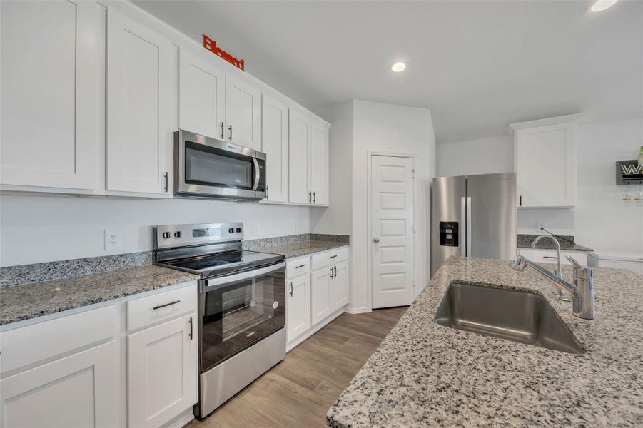 Furnished interior view inside a new home in Westward Pointe, Sealy (Image 20). Furnished interior view inside a new home in Westward Pointe, Sealy (Image 20).