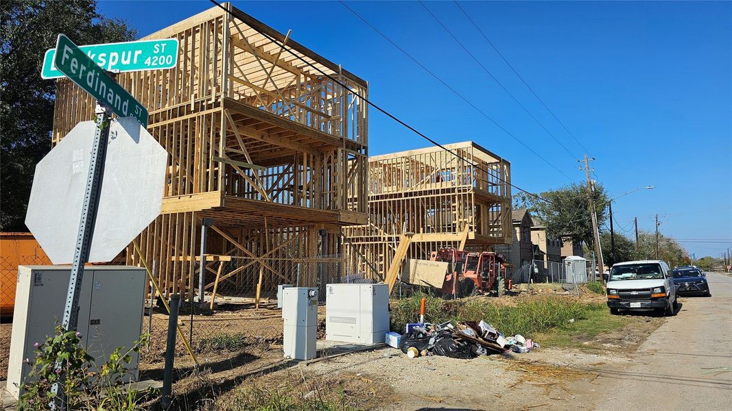 In-progress construction of a new home in , Houston, TX (Image 7).