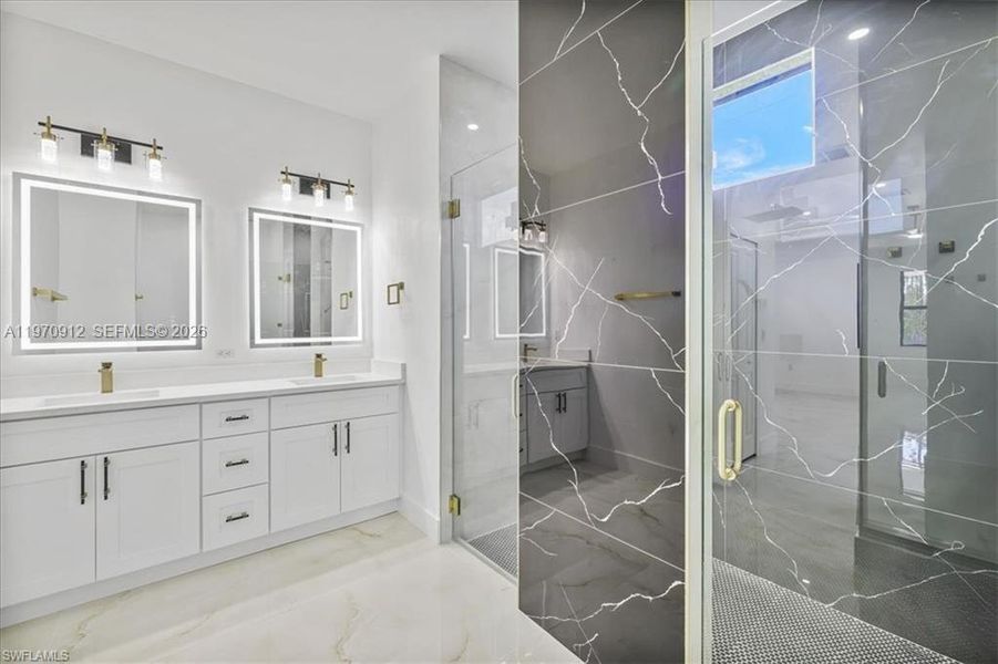 Furnished interior view inside a new home in , Lehigh Acres (Image 11).