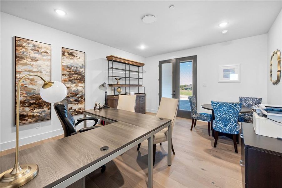 Furnished interior view inside a new home in The Highlands, Northlake (Image 10).
