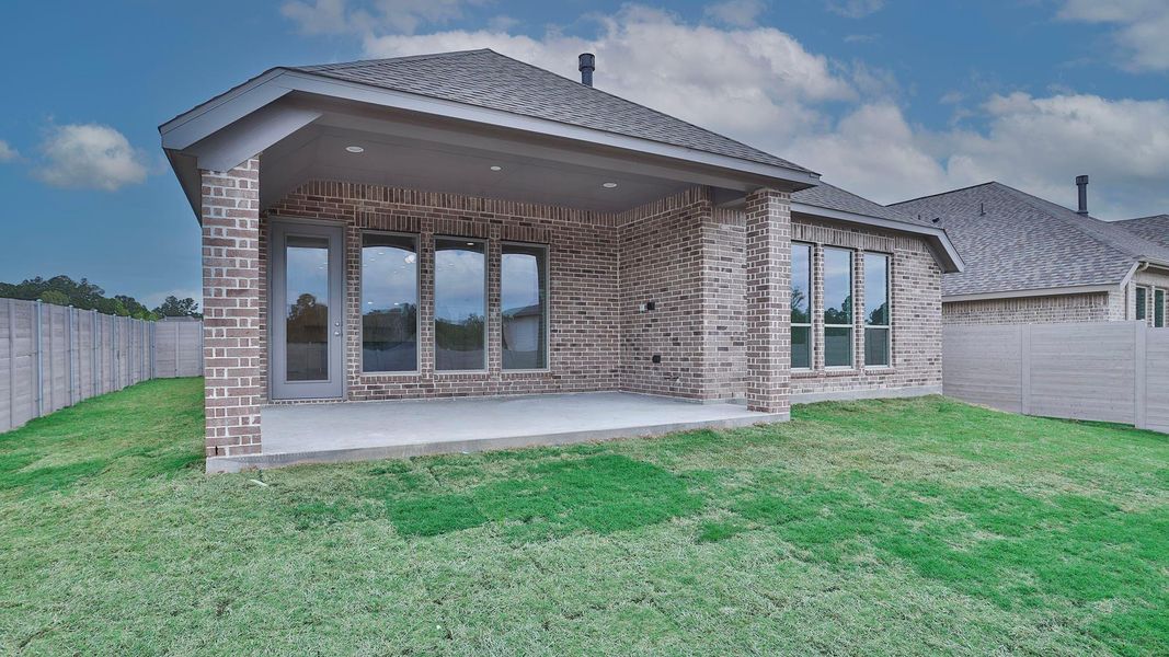 Exterior details and patio area of a home in Two Step Farm, Montgomery (Image 2).