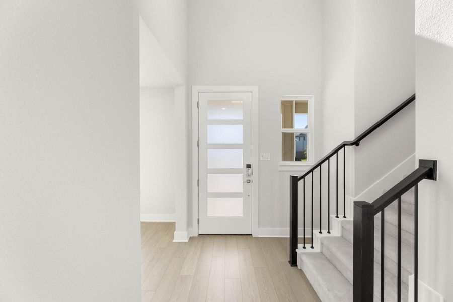 Spacious, unfurnished interior of a new home in Terrace Collection at Harvest, Argyle (Image 10).