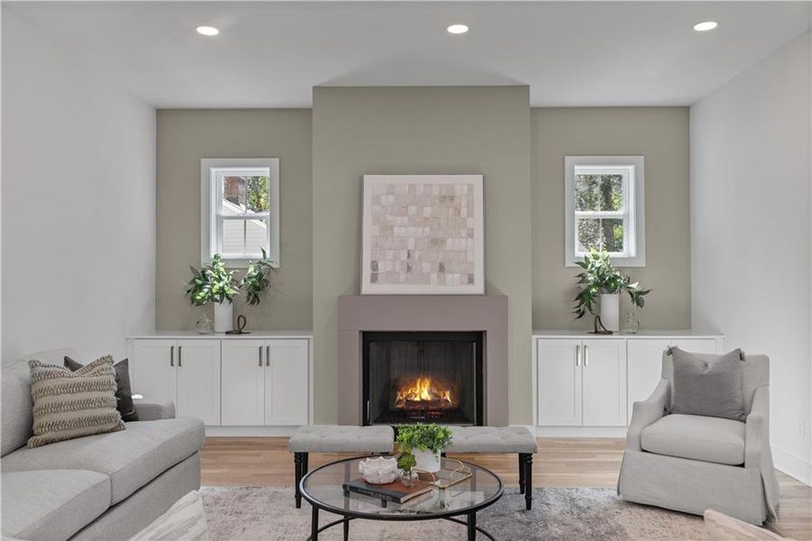 Furnished interior view inside a new home in , Decatur (Image 37).