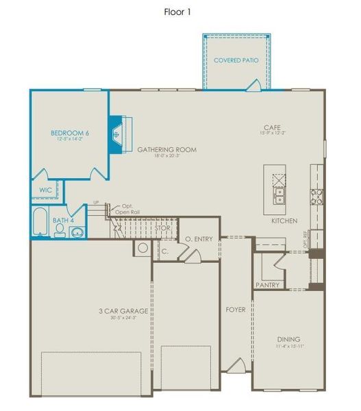 2D floor plan layout of this home in Hamilton Place, Cartersville, GA (Image 3). 2D floor plan layout of this home in Hamilton Place, Cartersville, GA (Image 3).