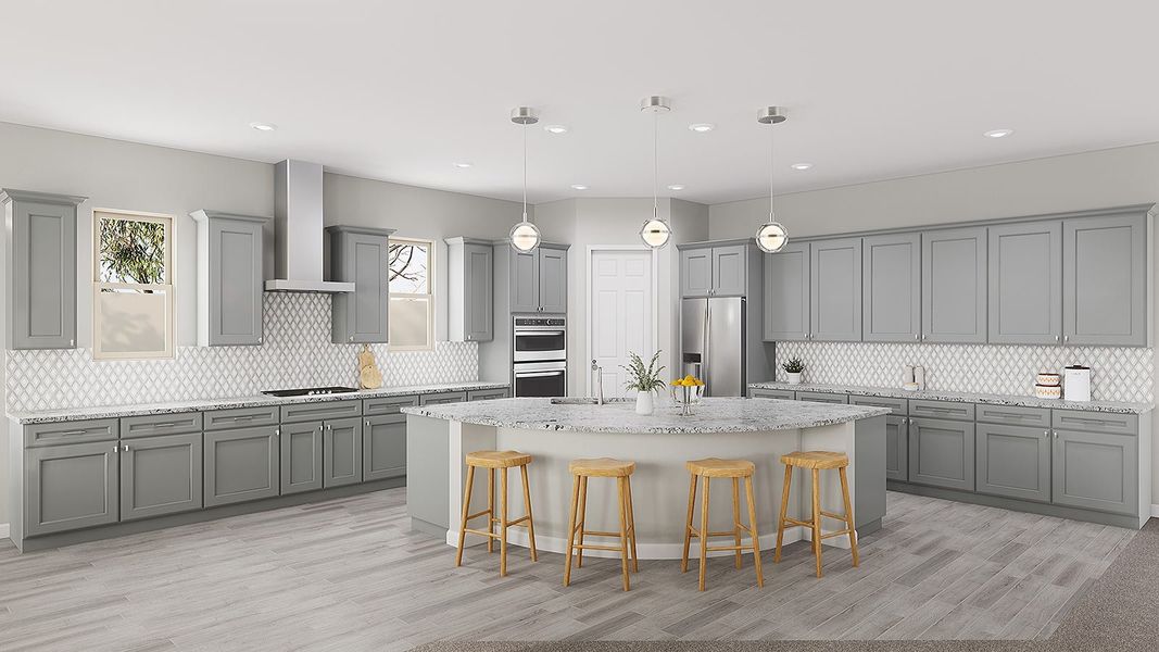 Furnished interior in a model home at Camerano at Abel Ranch in Goodyear (Image 16).