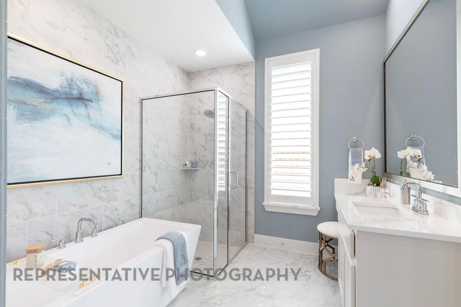 Furnished interior view inside a new home in 6 Creeks at Waterridge: 55ft. lots, Kyle (Image 29). Furnished interior view inside a new home in 6 Creeks at Waterridge: 55ft. lots, Kyle (Image 29).